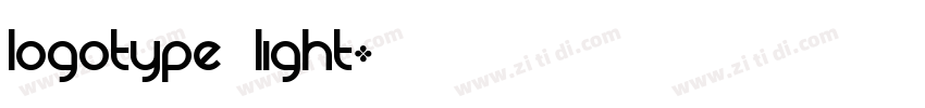Logotype light字体转换